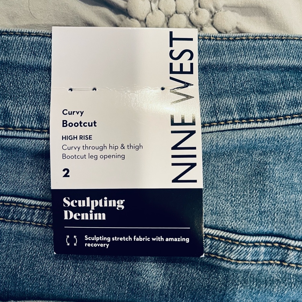 Nine West Bootcut Sculpting Denim Jeans